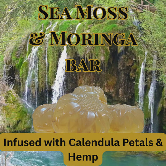 Sea Moss Moringa infused with Calendula & Hemp